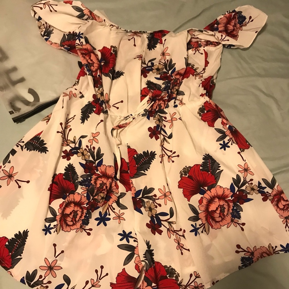 Brand New SHEIN floral romper large